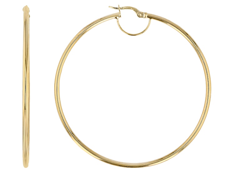 50mm Tube Hoop Earrings