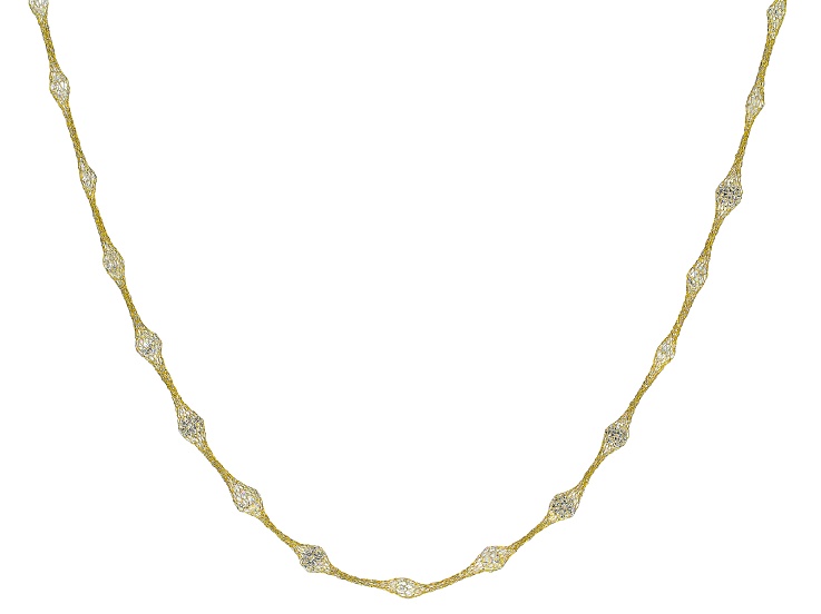Splendido Oro™ 14K Yellow Gold Cubic Zirconia Crochet D Splendido Oro™ 14K Yellow Gold Cubic Zirconia Crochet D