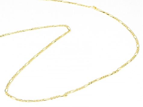 Splendido Oro™ 14K Yellow Gold 18" Figaro Necklace