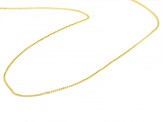 Splendido Oro™ 14K Yellow Gold Baby Curb Chain 18 Inch Necklace