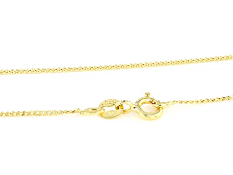 Splendido Oro™ 14K Yellow Gold Baby Curb Chain 18 Inch Necklace