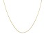 Splendido Oro™ 14K Yellow Gold Baby Curb Chain  20 Inch Necklace