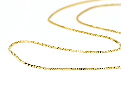 Splendido Oro™ 14K Yellow Gold Etruscan Box Chain 18 Inch Necklace