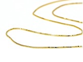Splendido Oro™ 14K Yellow Gold Etruscan Box Chain  18 Inch Necklace