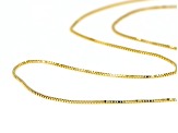 Splendido Oro™ 14K Yellow Gold Etruscan Box Chain 18 Inch Necklace