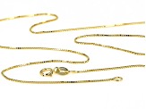 Splendido Oro™ 14K Yellow Gold Etruscan Box Chain 18 Inch Necklace