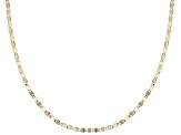 14K Yellow Gold Mirror Valentino 20-Inch Chain