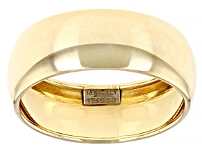 18K Yellow Gold Band Ring
