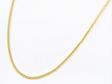 14K Yellow Gold 0.9MM Diamond-Cut Spiga Chain