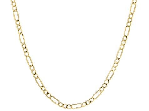 18K Yellow Gold 2.5MM Figaro Chain