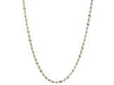 14K Yellow Gold and 14K White Gold Over 14K Yellow Gold 2.5MM Starburst Chain