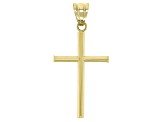 18K Yellow Gold Cross Pendant