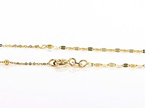 14k Yellow Gold Multi-link 18" Necklace