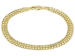 14k Yellow Gold Infinity Link Bracelet