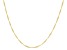 14k Yellow Gold 1.3mm Singapore Chain
