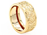 14k Yellow Gold Rilievo Band Ring - GS344
