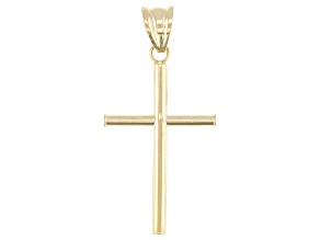 18k Yellow Gold Cross Pendant