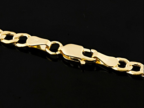 14k Yellow Gold Hollow Figaro Link Chain Necklace 20 inch 4mm