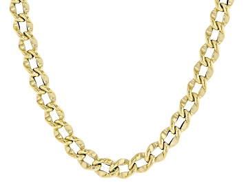 Picture of 10k Yellow Gold 6mm Twisted Rolo Petali 18" Necklace