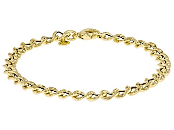 Picture of 10k Yellow Gold 6mm Twisted Rolo Petali Bracelet