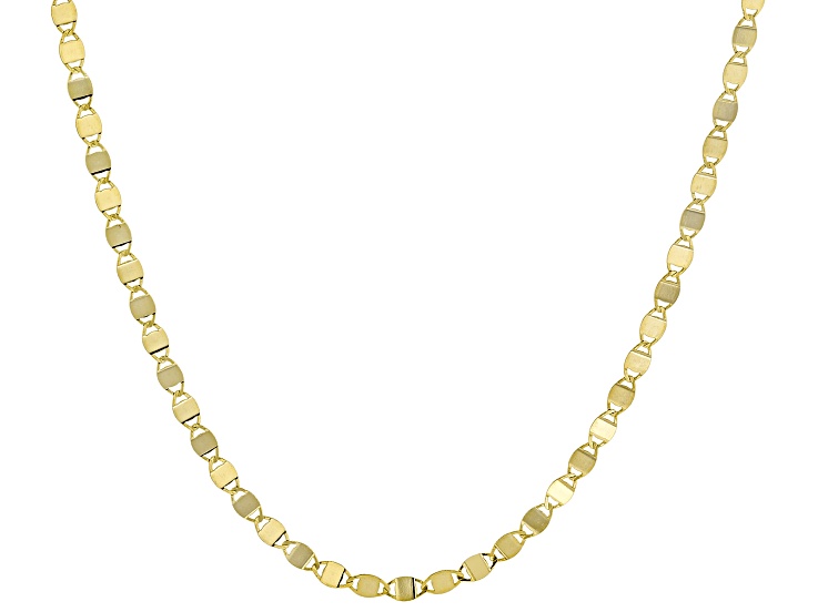 10k Yellow Gold 2mm Valentino 20" Chain