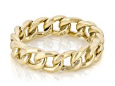 Oro Divino 14k Yellow Gold With Sterling Silver Core Grumetta Ring