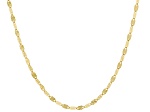 10K Yellow Gold 1.8mm Diamond Cut Tuscan Sun 18 Inch Chain