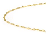 10K Yellow Gold 1.8mm Diamond Cut Tuscan Sun 18 Inch Chain