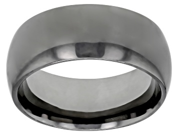 Picture of Gunmetal Rhodium Over Bronze Comfort Fit Band Ring