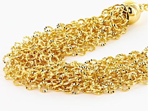 2in 14K Gold Diamond-Cut Cable Chain Extender