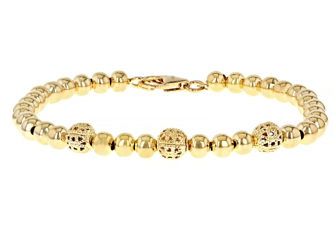 18k Yellow Gold Over Bronze 3mm Cardano 20 Inch Chain - MA609 | JTV