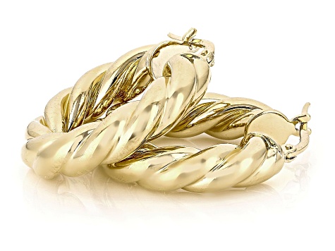 18k Yellow Gold Over Bronze 1