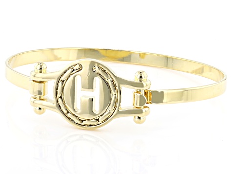 アクセサリー HARUNOBUMURATA POGANY BRESSLET gold 18K Yellow Gold Over Bronze Cardano Initial 