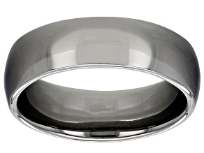 Moda Al Massimo® Gunmetal Rhodium Over Bronze Comfort Fit 6MM Band Ring