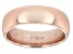 Moda Al Massimo® 18k Rose Gold Over Bronze Comfort Fit 6MM Band Ring