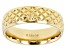 Moda Al Massimo® 18K Yellow Gold Over Bronze Comfort Fit 6MM Designer Band Ring