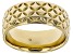 Moda Al Massimo® 18k Yellow Gold Over Bronze Comfort Fit 8MM Designer Band Ring