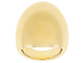 Moda Al Massimo™ 18K Yellow Gold Over Bronze Dome Ring