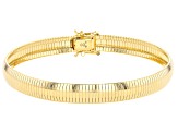 Moda Al Massimo 18K Yellow Gold Over Bronze Bracelet