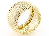 Moda Al Massimo 18k Yellow Gold Over Bronze Ring