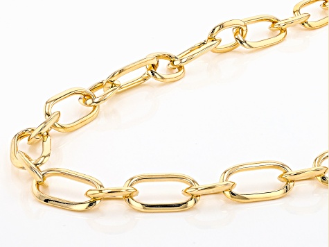 Moda Al Massimo 18k Yellow Gold Over Bronze Necklace