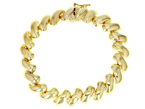 Moda Al Massimo® 18k Yellow Gold Over Bronze San Marco Bracelet