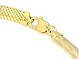 Moda Al Massimo® 18k Yellow Gold Over Bronze Reversible Omega Link 20 Inch Necklace