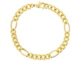 Moda Al Massimo® 18k Yellow Gold Over Bronze Curb Link Bracelet
