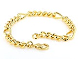 Moda Al Massimo® 18k Yellow Gold Over Bronze Curb Link Bracelet