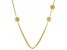 Moda Al Massimo® 18k Yellow Gold Over Bronze Multi-Strand Filigree Disc Byzantine Link 30" Necklace