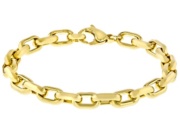 18K Yellow Gold Plated Sterling Silver 4.50 mm Flexible Herringbone 18" Necklace