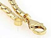 18k Yellow Gold Over Bronze Cardano Link Bracelet