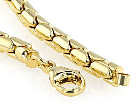 18k Yellow Gold Over Bronze Cardano Link Bracelet - MA832 | JTV