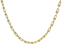 10k Yellow Gold 2.4mm Flat Mariner Chain 20 inch